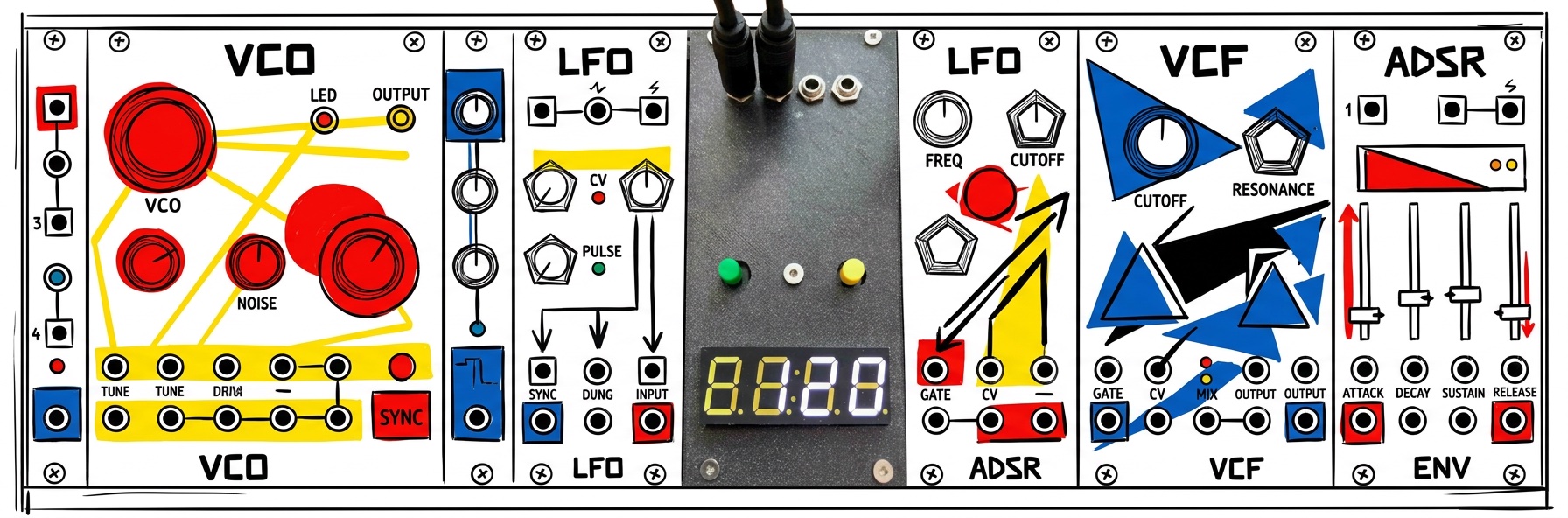 Pulser — Eurorack clock module